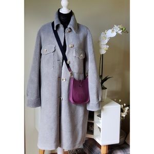 Brand New REBECCA MINKOFF HARPER TEDDY BEAR oversize long shirt with tag